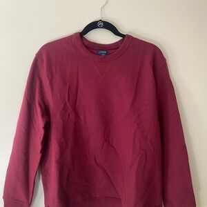 J. Crew Men's Burgundy Crewneck Sweater